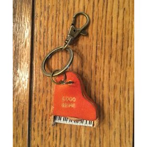 Piano Leather Key Ring