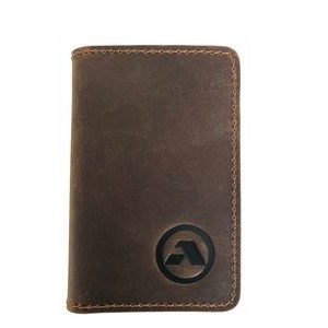 Bifold Vertical Leather Wallet