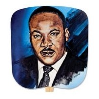 Martin Luther King Artist's Sketch Stock Religious & Inspirational Fan