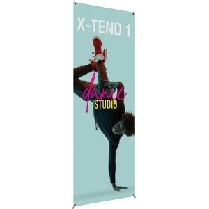 X-tend 1 Spring Back Banner Stand