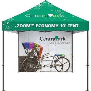 10' Zoom™ Tent Economy & Standard Single-Sided Full Wall Graphic Only