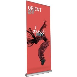 Orient 850 Silver Retractable Banner Stand