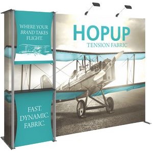 Hopup™ 10ft Tension Fabric Backwall and Accessory Kit 04