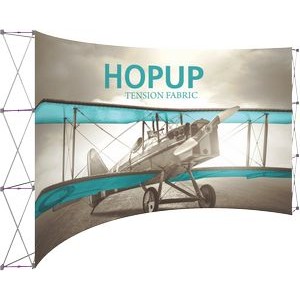Hopup™ 15ft Full Height Curved Display Front Graphic
