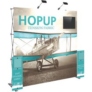 Hopup™ 8ft Tension Fabric Backwall and Accessory Kit 01