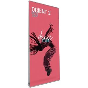 Orient 920 Silver Double-Sided Retractable Banner Stand
