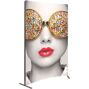 Vector Frame Curved 03 Fabric Banner Display