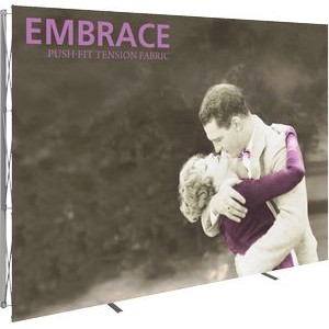 Embrace 10ft. Full Height Display W/Front Graphic
