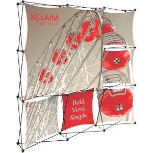 Xclaim 8ft Wide Fabric Popup Display Kit 03
