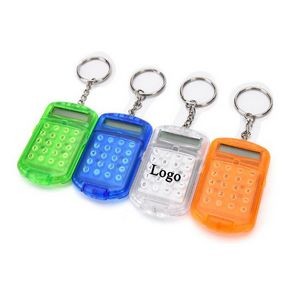 Mini Clamshell Calculator w/Keychain