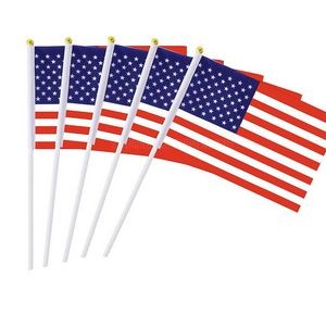 Hand-held USA Flag