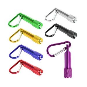 Mini LED Flashlight Torch with Carabiner