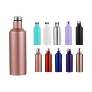17 Oz Stainless Steel Insulated Wine Bottle