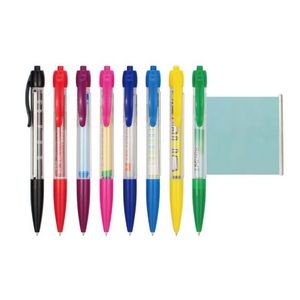 Promotional Pull-Out Ad Pen w/Full Color Print