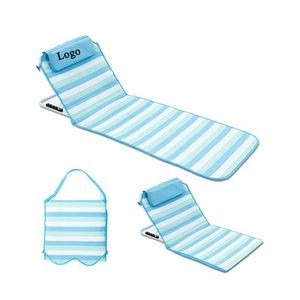 Low Folding Beach Chair Mat