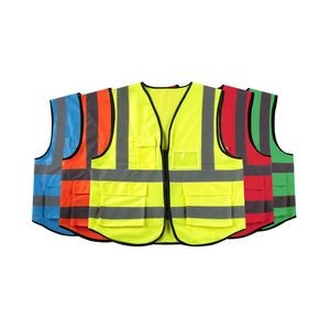 Reflective Safety Vest With Pockets