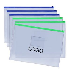 Transparent Envelope File Holder w/Zipper