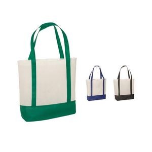Eco Non-Woven Light Weight Two-Tone Tote