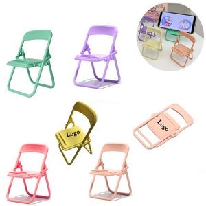 Small Chair Shaped Foldable Mobile Phone Stand