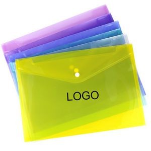 Envelope File Bag Document Folder w/Snap Button Closure
