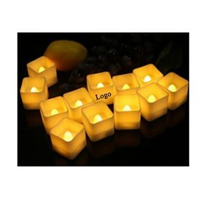 LED Yellow Glow Candle