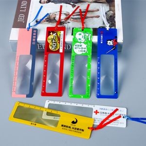 Mini Magnifier Bookmark with Ruler