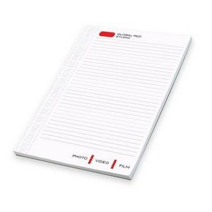 25 Sheet Non Sticky Note Pad - 1 Color (8"x11")