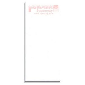 100 Sheet Multi-Tac Sticky Note Rectangle Pad (2 5/8