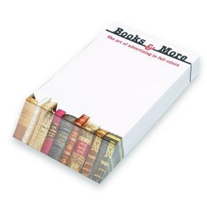 Slanted Note Pad - 2 Color (Large - 4"x5 5/8")