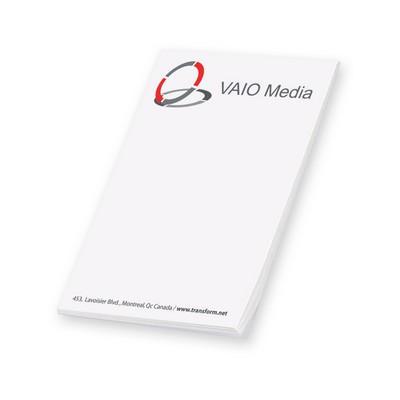 25 Sheet Multi-Tac® Sticky Note Rectangle Pad (4"x5 7/8")