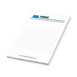 25 Sheet Non Sticky Notepad - 2 Color (5 3/4"x8")