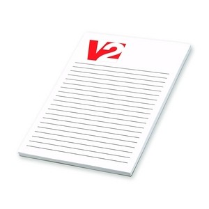 100 Sheet Non Sticky Note Pad - 2 Color (3 3/4"x5 3/4")