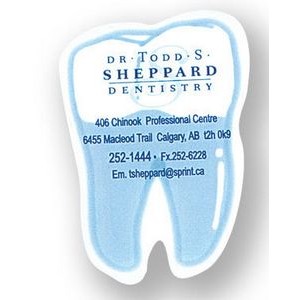 Tooth Stock Shape Magnet (1 13/16"x2 3/4")