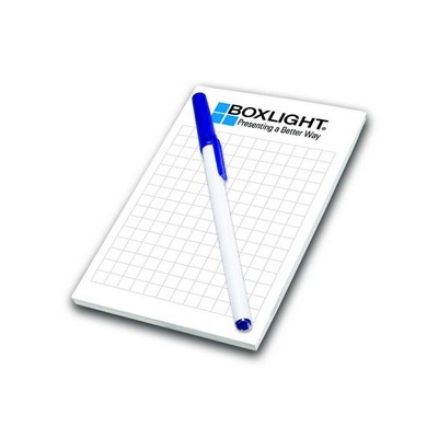 100 Sheet Notepad and Pen Combo - 1 Color (3 3/4"x5 3/4")