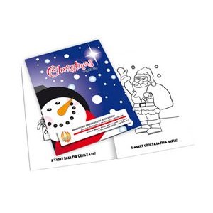 Christmas Coloring Book w/Stock Cover & Stock Coloring Images
