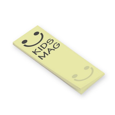 25 Sheet Multi-Tac® Sticky Note Rectangle Pad (1"x2 3/4")