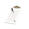25 Sheet Notepad and Pen Combo - 1 Color (3 3/4"x8")