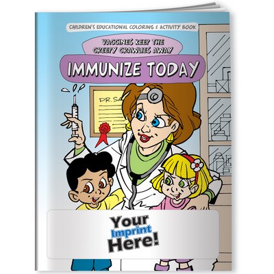 Coloring Book - Vaccines Keep the Creepy Crawlies Away: Immunize Today