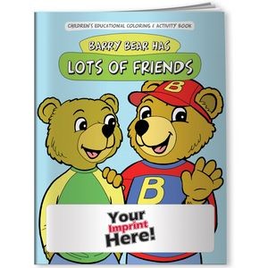 Coloring Book - Barry Bear Has Lots of Friends