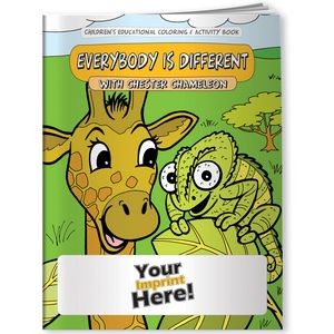 Coloring Book - Differences, Everybody is Different with Chester Chameleon