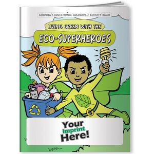 Coloring Book - Living Green with Eco-Superheroes