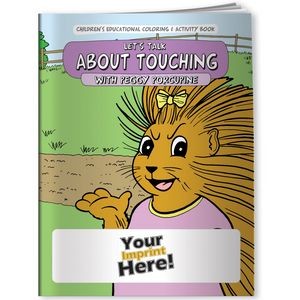 Coloring Book - Let's Talk About Touching with Peggy Porcupine