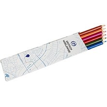 Custom Box Six Pak Colored Pencils