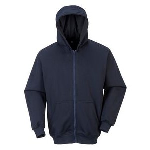 Flame Resistant Zipper Front Hooded Sweatshirt