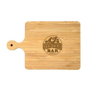 16" Square Paddle Bamboo Cutting Board