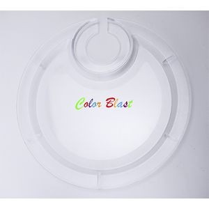 Round Party Plate™ w/Built-In Stemware Holder