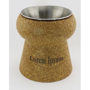 Cork Champagne Cooler w/Stainless Steel Insert