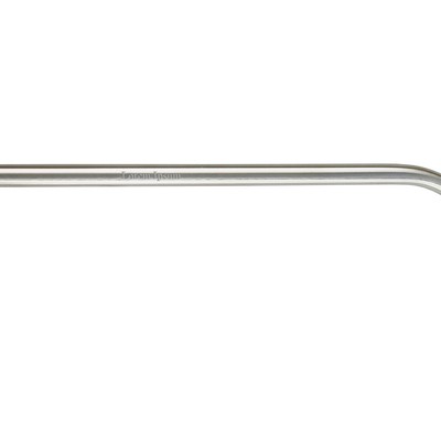 Natural Curved Stainless Steel Straw