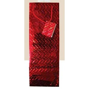 The Everyday Wine Bottle Gift Bag w/Red Hologram