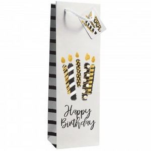 The Everyday Wine Bottle Gift Bag (Birthday Candles)